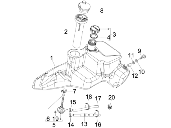 Εικόνα της ΦΙΛΤΡΟ ΒΕΝΖΙΝΗΣ SCOOTER 50<>150-624522