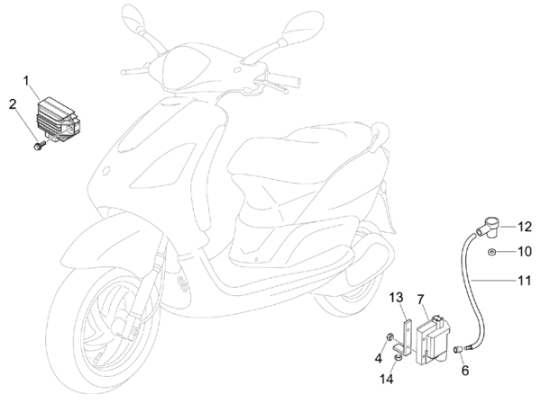 Εικόνα της ΠΟΛ/ΣΤΗΣ SCOOTER 50 CC 4Τ 04-13>-1D000295