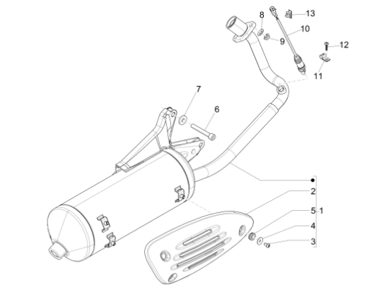 Εικόνα της ΠΡΟΦΥΛΑΚΤΗΡΑΣ ΕΞΑΤΜ FLY 125/150 4T MY12-B015919