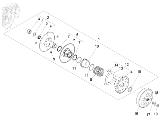 Εικόνα της ΔΙΣΚΟΣ ΑΜΠΡΑΓΙΑΖ LIBERTY 125-150 4T 3V-B019313