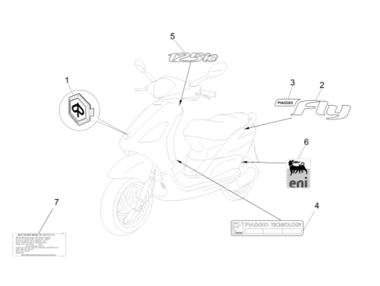 Εικόνα της ΣΗΜΑ ΠΛΕΥΡΟΥ PIAGGIO FLY 50<>150 MY13-1B000244