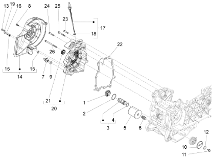 Εικόνα της ΚΑΠΑΚΙ ΒΟΛΑΝ SCOOTER 125/150 4T 3V-8798545