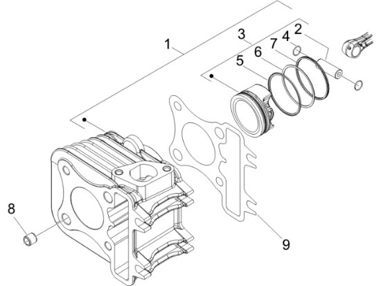 Εικόνα της ΕΛΑΤΗΡΙΟ ΠΙΣΤ STD SC 50 CC 4T ΑΝΩ-969215