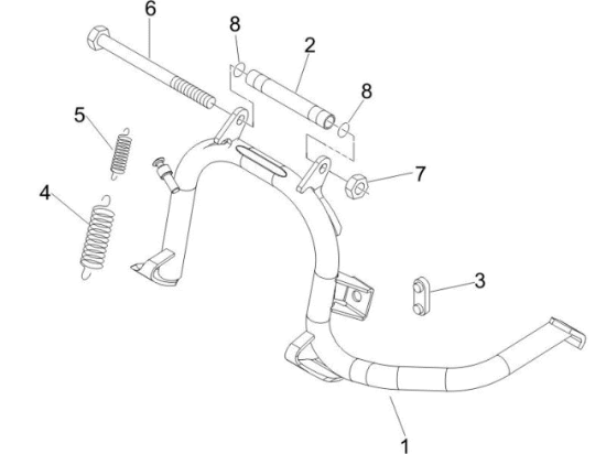 Εικόνα της ΕΛΑΤΗΡΙΟ ΣΤΑΝ VESPA ΕΤ4 50 ΕΣΩΤ-582505