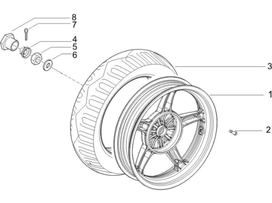 Εικόνα της ΕΛΑΣΤΙΚΟ VEE RUBBER 120/70-10 54L VRM217-597030