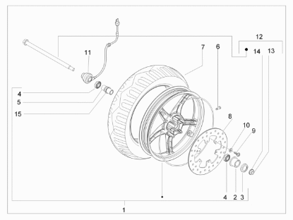 Εικόνα της ΑΞΟΝΑΣ ΜΠΡΟΣ ΤΡΟΧΟΥ ΖΙΡ50-100 4Τ-1C004312