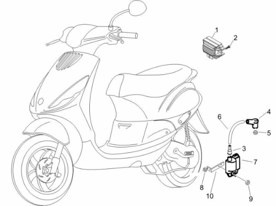 Εικόνα της ΠΟΛ/ΣΤΗΣ SCOOTER 50 CC 4Τ 04-13>-1D000295