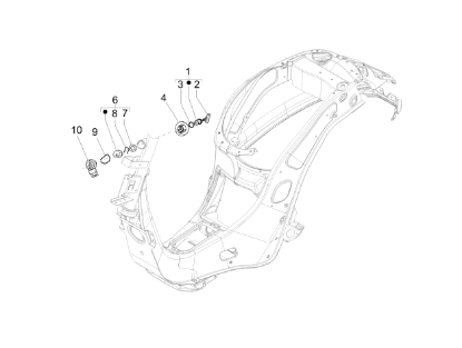 Εικόνα της ΚΛΕΙΔΑΡΙΑ ΤΙΜ VESPA ET4-ET2 XΩΡ ΙΜΟΒ(2Κ)-1B000570