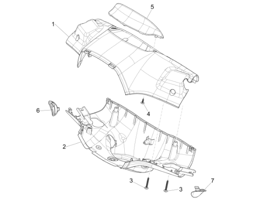 Εικόνα της ΚΟΡΝΙΖΑ ΚΟΝΤΕΡ VESPA SPRINT 50<>150-1B005482