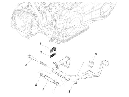 Εικόνα της ΒΙΔΑ ΣΤΑΝ SCOOTER M10x130-1C002692