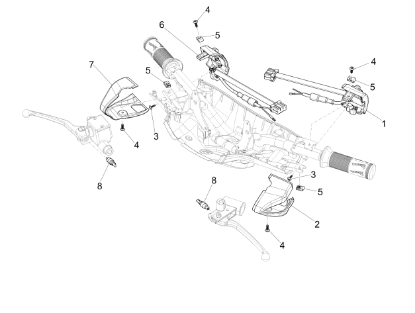 Εικόνα της ΔΙΑΚΟΠΤΗΣ ΦΩΤΩΝ VESPA PRIM-SPRINT 50 ΔΕΞ-1D002408