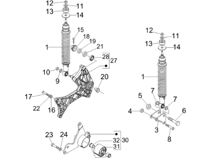 Εικόνα της ΜΟΥΑΓΙΕ ΠΙΣΩ VESPA GTS MY22-1A019545