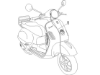 Εικόνα της ΝΤΙΖΑ ΚΟΝΤΕΡ VESPA GTS 250-300 ALBERFLEX-650849