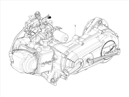 Εικόνα της ΚΙΝΗΤΗΡΑΣ VESPA VXL-SXL 125 4T/3V WT-CM166926