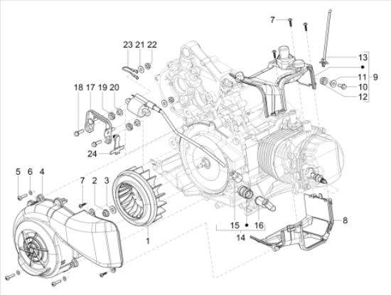 Εικόνα της ΠΙΠΑ ΜΠΟΥΖΙ SR 125 MOTARD-643149