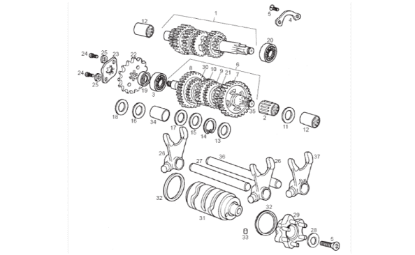 Εικόνα της ΑΞΟΝΑΣ ΔΕΥΤΕΡ DERBI SENDA 50-GPR-SX-RX50-847159