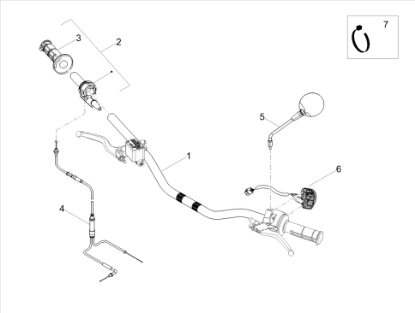 Εικόνα της ΔΙΑΚΟΠΤΗΣ ΦΩΤΩΝ GILERA SMT-RCR-00H02305381