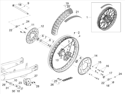 Εικόνα της ΑΕΡΟΘΑΛΑΜΟΣ VEE RUBBER 100/90-18-00H01308361