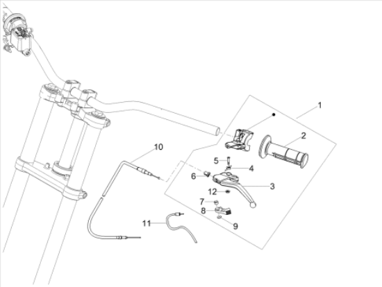 Εικόνα της ΜΑΝΕΤΑ ΑΜΠΡΑΓΙΑΖ DERBI SD.SM DRD-SX-RX50-00H00903291