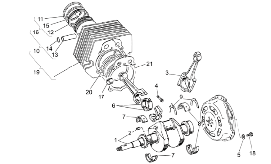 Εικόνα της ΠΙΣΤΟΝΙ STD MG BREVA 750-NEVADA 750-GU32060210