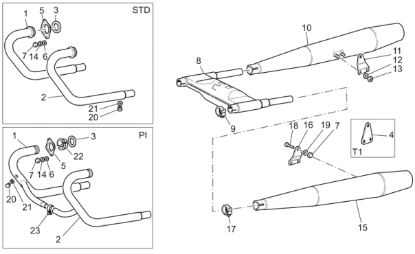 Εικόνα της Bracket, Muffler-GU03128601