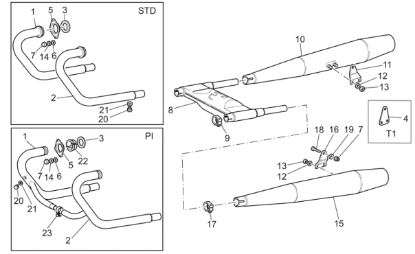 Εικόνα της Bracket, Muffler-GU03128601