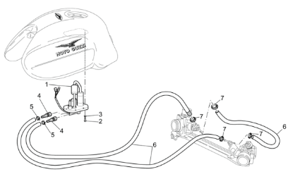 Εικόνα της ΡΑΚΟΡ ΣΩΛΗΝΑΚΙ ΒΕΝΖ MG BREVA 1.1-BELLAG-GU01106692