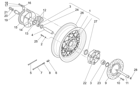 Εικόνα της ΡΟΥΛΕΜΑΝ ΠΙΣΩ ΤΡΟΧΟΥ MG V11 20X47X14-GU92204220