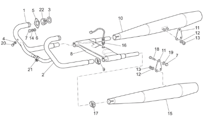 Εικόνα της Bracket, Muffler-GU03128601