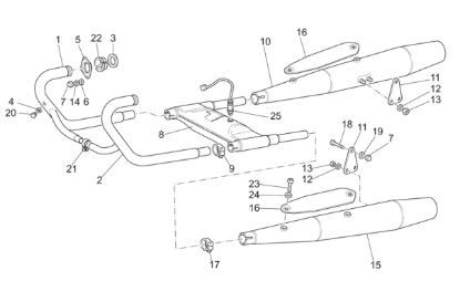 Εικόνα της Bracket, Muffler-GU03128601