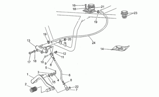 Εικόνα της ΡΑΚΟΡ ΤΡ ΦΡΕΝΟΥ ΚΕΝΤΡ MG V35<>1100 ΣΕΤ-GU19659500