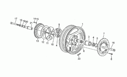 Εικόνα της ΒΙΔΑ ΔΙΣΚΟΦΡΕΝΟΥ MOTO GUZZI-GU30611460