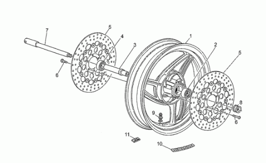 Εικόνα της ΡΟΥΛΕΜΑΝ ΠΙΣΩ ΤΡΟΧΟΥ MG BREVA-NEVADA 750-GU92204218