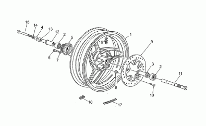 Εικόνα της ΒΙΔΑ ΔΙΣΚΟΦΡΕΝΟΥ MOTO GUZZI-GU30611460