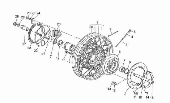 Εικόνα της ΒΙΔΑ ΔΙΣΚΟΦΡΕΝΟΥ MOTO GUZZI-GU30611460