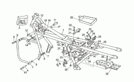 Εικόνα της ΒΙΔΑ ΒΑΣΗΣ ΜΑΡΣΠΙΕ MG NEVADA-V7 750 8X20-GU98682420