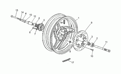 Εικόνα της ΒΙΔΑ ΔΙΣΚΟΦΡΕΝΟΥ MOTO GUZZI-GU30611460