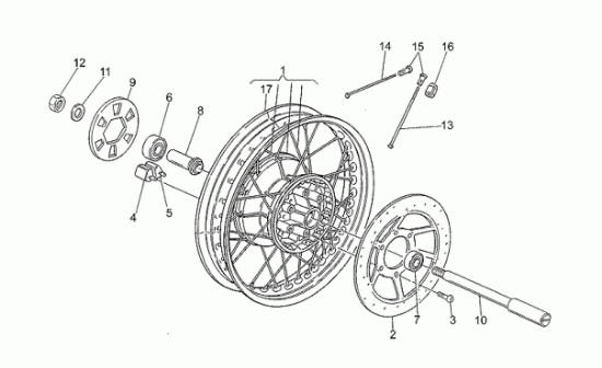 Εικόνα της ΡΟΥΛΕΜΑΝ ΠΙΣΩ ΤΡΟΧΟΥ MG BREVA-NEVADA 750-GU92204217