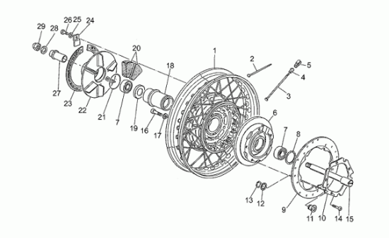 Εικόνα της ΡΟΥΛΕΜΑΝ ΠΙΣΩ ΤΡΟΧΟΥ MG V11 20X47X14-GU92204220