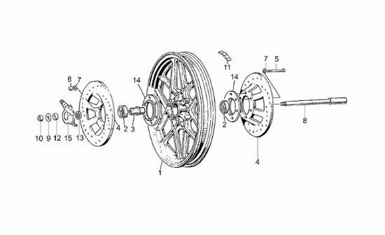 Εικόνα της ΡΟΥΛΕΜΑΝ ΠΙΣΩ ΤΡΟΧΟΥ MG BREVA-NEVADA 750-GU92204217