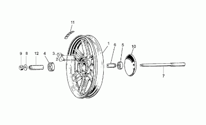 Εικόνα της ΡΟΥΛΕΜΑΝ ΠΙΣΩ ΤΡΟΧΟΥ MG BREVA-NEVADA 750-GU92204217