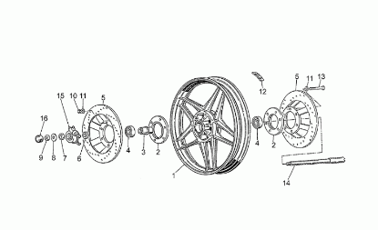 Εικόνα της ΡΟΥΛΕΜΑΝ ΠΙΣΩ ΤΡΟΧΟΥ MG BREVA-NEVADA 750-GU92204217