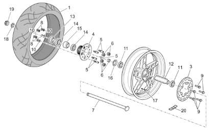 Εικόνα της ΒΑΛΒΙΔΑ ΤΡΟΧΟΥ RSV4 FAC APRC-AP8104728