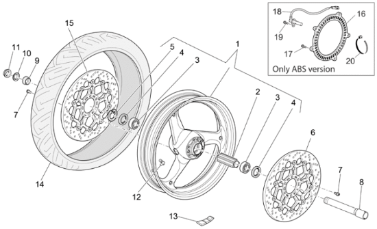 Εικόνα της ΔΙΣΚΟΣ ABS MG 850<>1200 ΜΠΡΟΣ ΤΡΟΧΟΥ-GU05681430