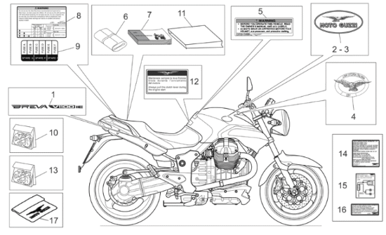 Εικόνα της ΑΥΤΟΚΟΛΛΗΤΟ BREVA V 1100 I.E.-GU05923430