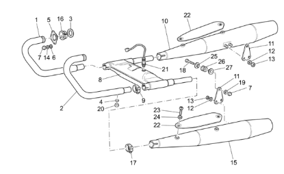 Εικόνα της Bracket, Muffler-GU03128601