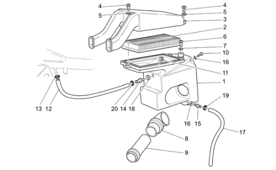 Εικόνα της ΦΙΛΤΡΟ ΑΕΡΟΣ MG CALIFORNIA 1100-GU30113600