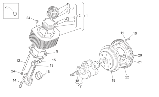 Εικόνα της ΠΙΣΤΟΝΙ STD MG BREVA-NORGE-SPORT 1200-976069