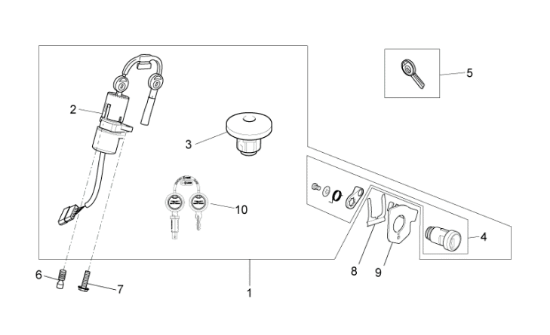 Εικόνα της ΚΛΕΙΔΑΡΙΑ ΣΕΛ MG BELL-CALIF-V7-977527