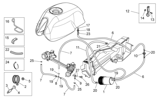 Εικόνα της ΣΩΛΗΝΑΚΙ ΒΕΝΖΙΝΗΣ APR-MOTO GUZZI SAE 30-856063